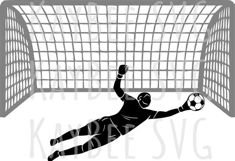 Soccer Goalie Silhouette