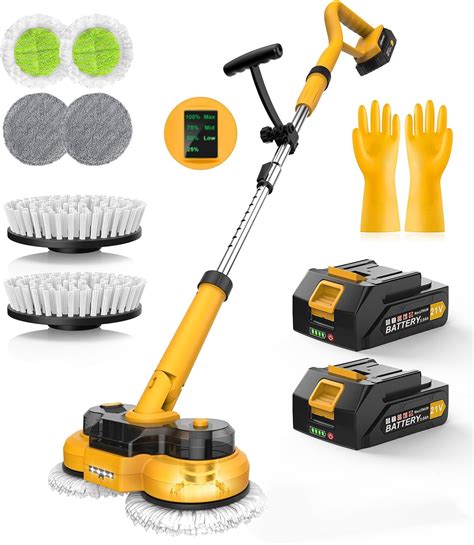 Amazon.com: qimedo 6000mAh Battery Cordless Electric Mop M1 Pro, 800RPM ...