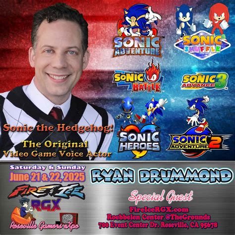 Ryan Drummond Fire & Ice RGX 2025 Interview - Voice Acting Icon Talks Sonic the Hedgehog ...