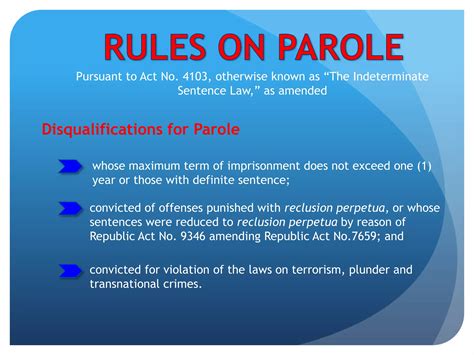 Facts on proabtion and parole | PPTX