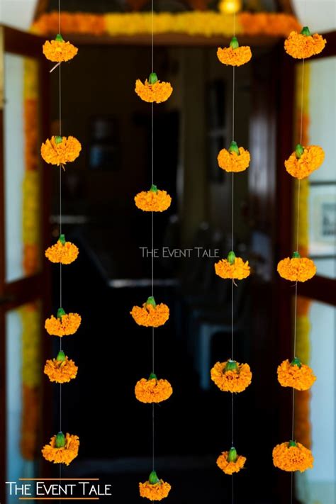 With Bright Hued Marigolds, This Setup By The Event Tale Is Decor Goal ...