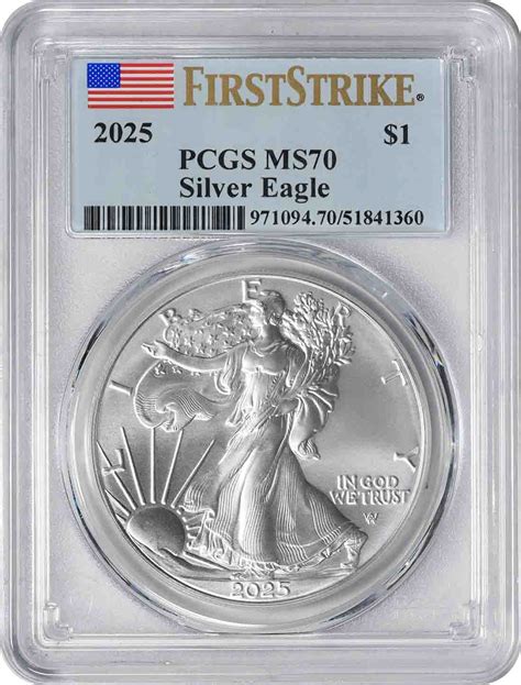 American Proof Silver Eagles - 5 Different