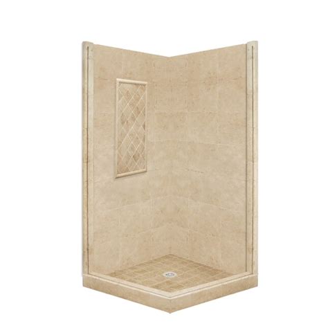 American Bath Factory 86-in H x 42-in W x 54-in L Basic Medium Sistine ...