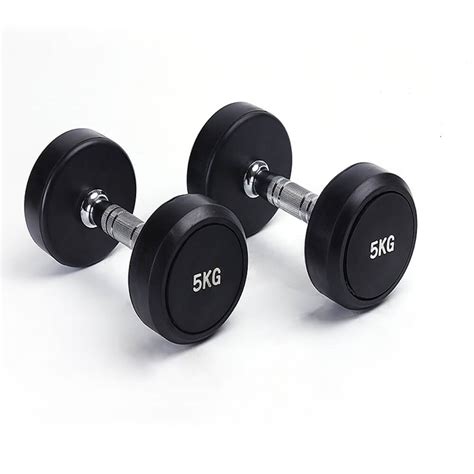 Gym Equipment Round Rubber Fixed Dumbbell2020 New Gym Equipment Round ...