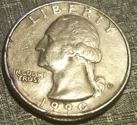 1990 D Quarter Error. Or PMD? - Coin Community Forum