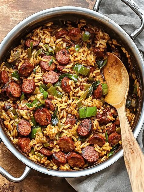 Irresistible Cajun Sausage and Rice Skillet – A Quick One-Pot Meal