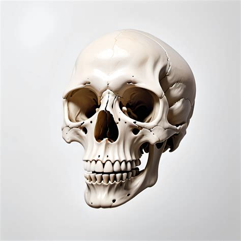 Realistic Human Skull 3D Model - Free Download - AI Scribbles