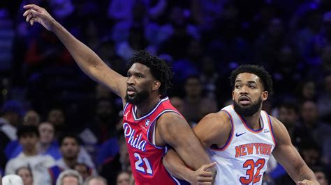 Struggling 76ers fall to Knicks 109-99 in Joel Embiid's season debut ...