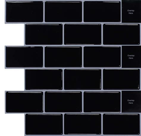 Buy WoStick (10-Sheets) Peel and Stick on Tiles Splashback Subway Tile ...