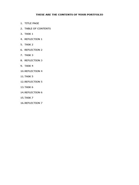 Image result for Portfolio Sample in Math