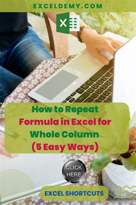 Image result for Excel Repeat Formula Column
