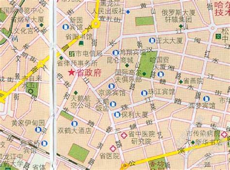 哈尔滨市区地图高清全图|哈尔滨市区地图高清版下载 JPG 可放大版 - 比克尔下载