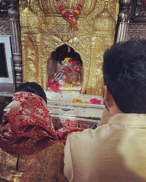 Yami Gautam and Aditya Dhar visit Jwala Devi and Naina Devi temple