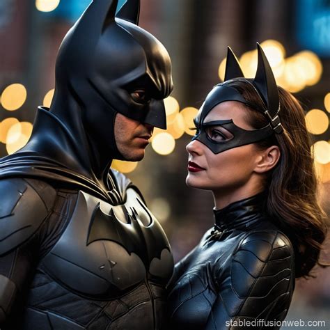 catwoman and batman kissing Prompts | Stable Diffusion Online