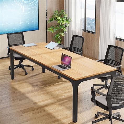 Inbox Zero Louinis Rectangle Conference Table & Reviews | Wayfair