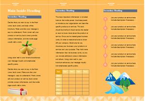 Customizable Leaflet Templates - Free Download - Edraw