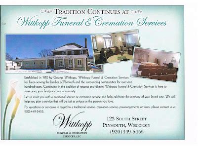 Wittkopp Funeral & Cremation Services - Plymouth, WI