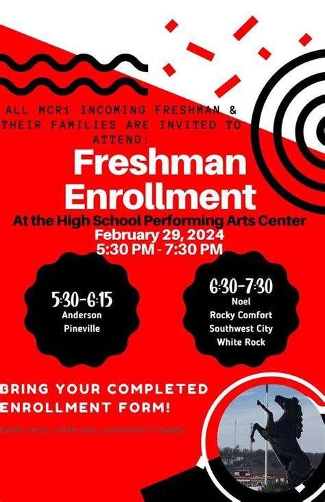 Freshman Enrollment Night, 100 Mustangs Drive, Anderson, MO, United ...