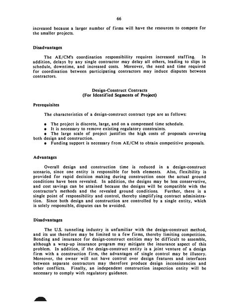 TYPE OF CONTRACT | Contracting Practices for the Underground ...