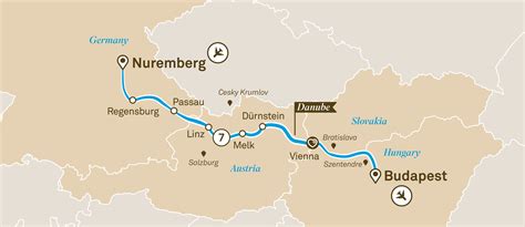 Danube River Map