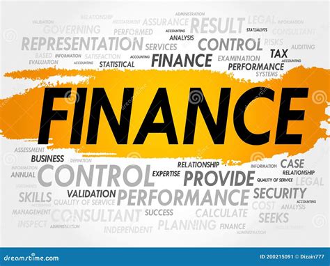 Finance Word Cloud Example 的图像结果