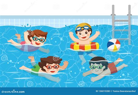 Swimming Pool Cartoon 的图像结果