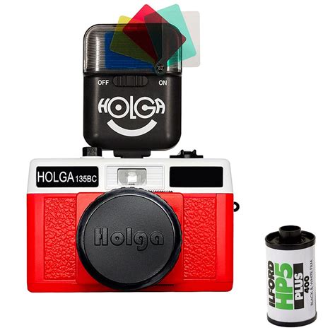 Holga 135BC 35mm Bent Corners Film Camera with 12MCF Flash Bundle with ...