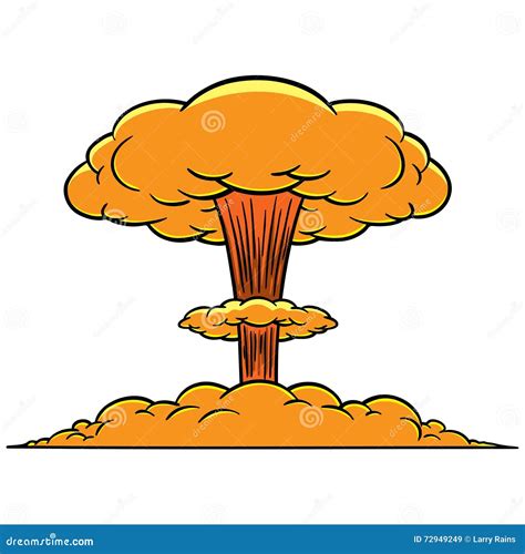 Mushroom Cloud Drawing