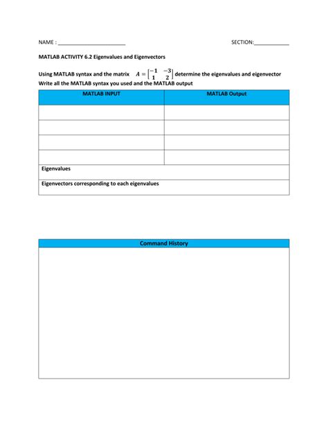 Image result for Eigenvector in MATLAB