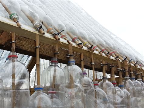 Plastic Bottle Greenhouse at Stepney City Farm