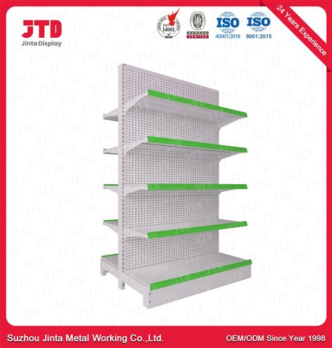Estante de una tienda de Tego Gondola Display Shelving Convenience metálico