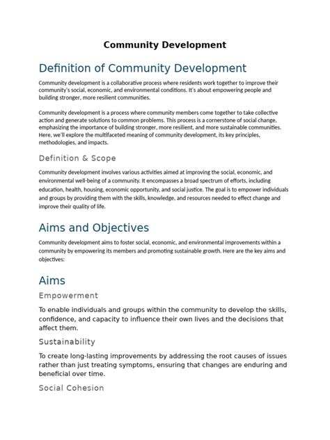 Image result for Community Development Lecture