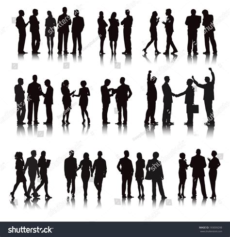Business People Talking Silhouette 的图像结果
