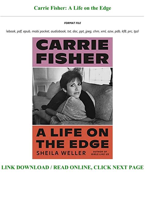 Read !Book Carrie Fisher: A Life on the Edge Full-Online