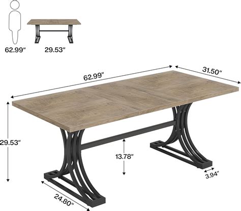 Tribesigns 5FT Small Conference Table for 4 to 6, India | Ubuy