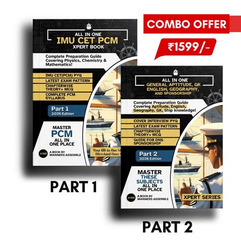 IMU CET & Sponsorship Exam Books | Mariners Assemble – Mariners ...