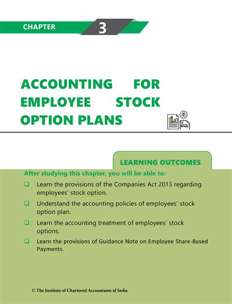 Chapter 3 Accounting for Employee Stock Option Plans - LEARNING ...