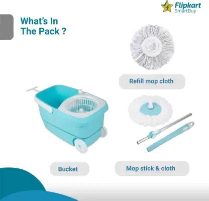 Buy Flipkart SmartBuy Big Wheel Mop Set Online – NeverOwned India