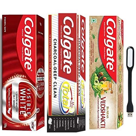 Buy Colgate Charcoal Toothpaste,120g | Colgate Visible White,100g ...