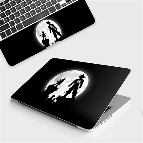 Epic Showdown: Goku and Vegeta Duel Dragon Ball Z Anime Laptop Skin for ...