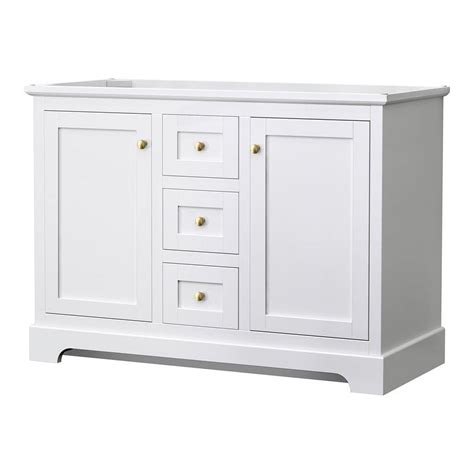 Wyndham Collection Avery Wood Double Bathroom Vanity without Mirror in ...