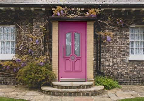 Pink front door » custom door colours | PIRNAR