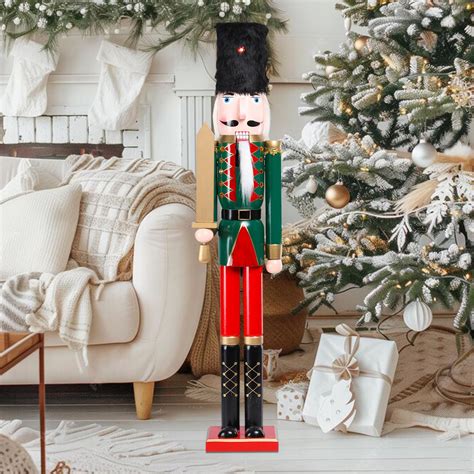 WONDER GARDEN Christmas nutcrackers, 42 Inch 3.5 Ft Giant Nutcracker ...