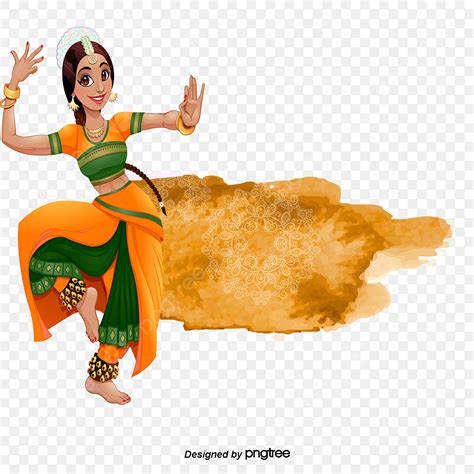 Indian Dance PNG Picture, Indian Dance Vector, Dance Clipart, Red ...