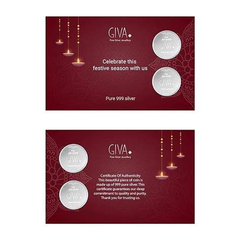 GIVA 999 Pure Silver Lakshmi Ji (1 gm) & Ganesh Ji (1 gm) Coin : Amazon ...