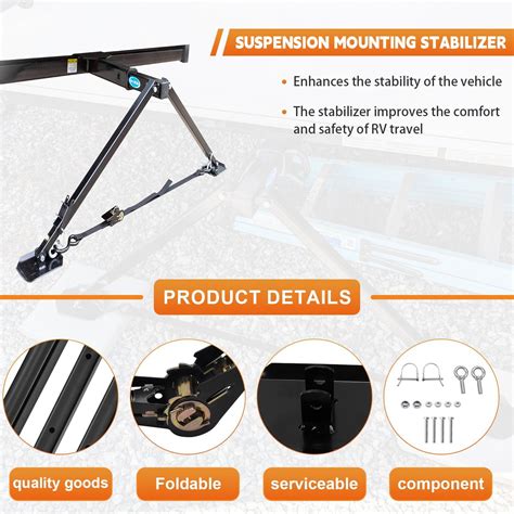 Queencar SP54-182 RV Hitch Mount Stabilizer fits for Any 2 India | Ubuy