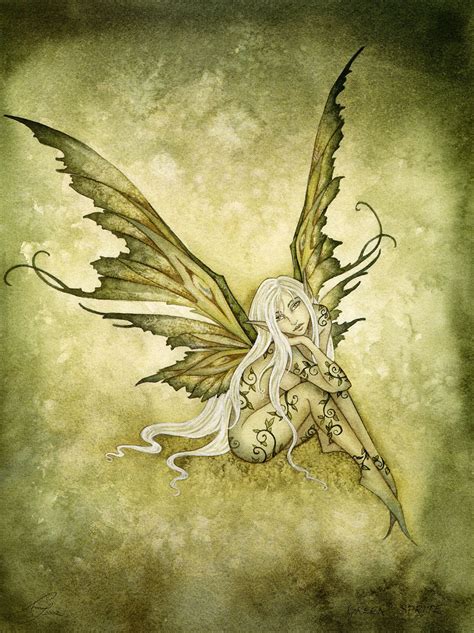 Amy Brown : Green Sprite my favorite faery that she ever painted Amy ...