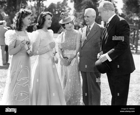 FIRST LOVE, from left: Marcia Mae Jones, Deanna Durbin, Doris Lloyd ...