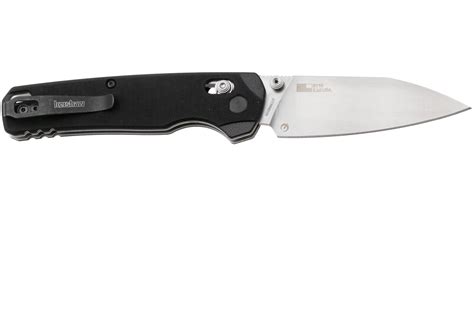 Kershaw Bel Air XL 6110 DuraLock Stonewashed MagnaCut, Black G10, pocket knife | Advantageously ...