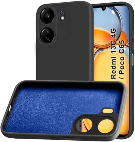 TheGiftKart Liquid Silicon Back Cover Case for Mi Redmi 13C 4G / Poco ...